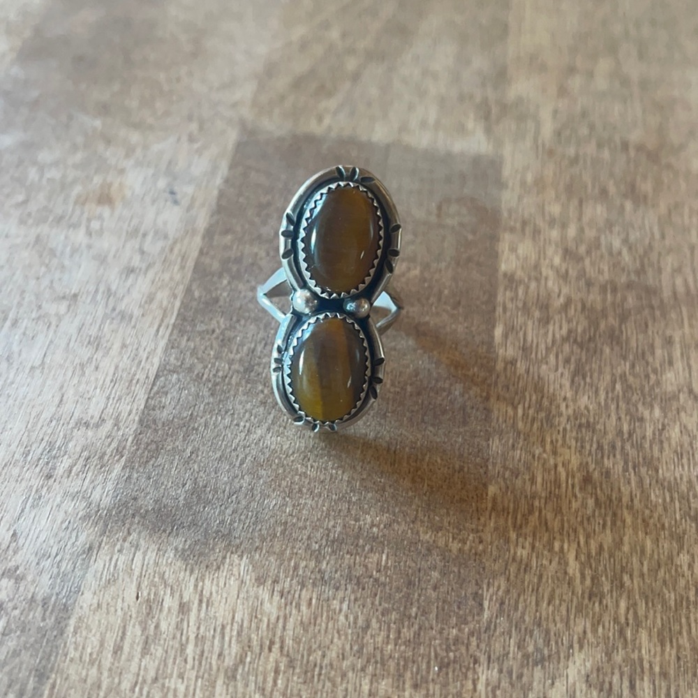 Tigers eye ring